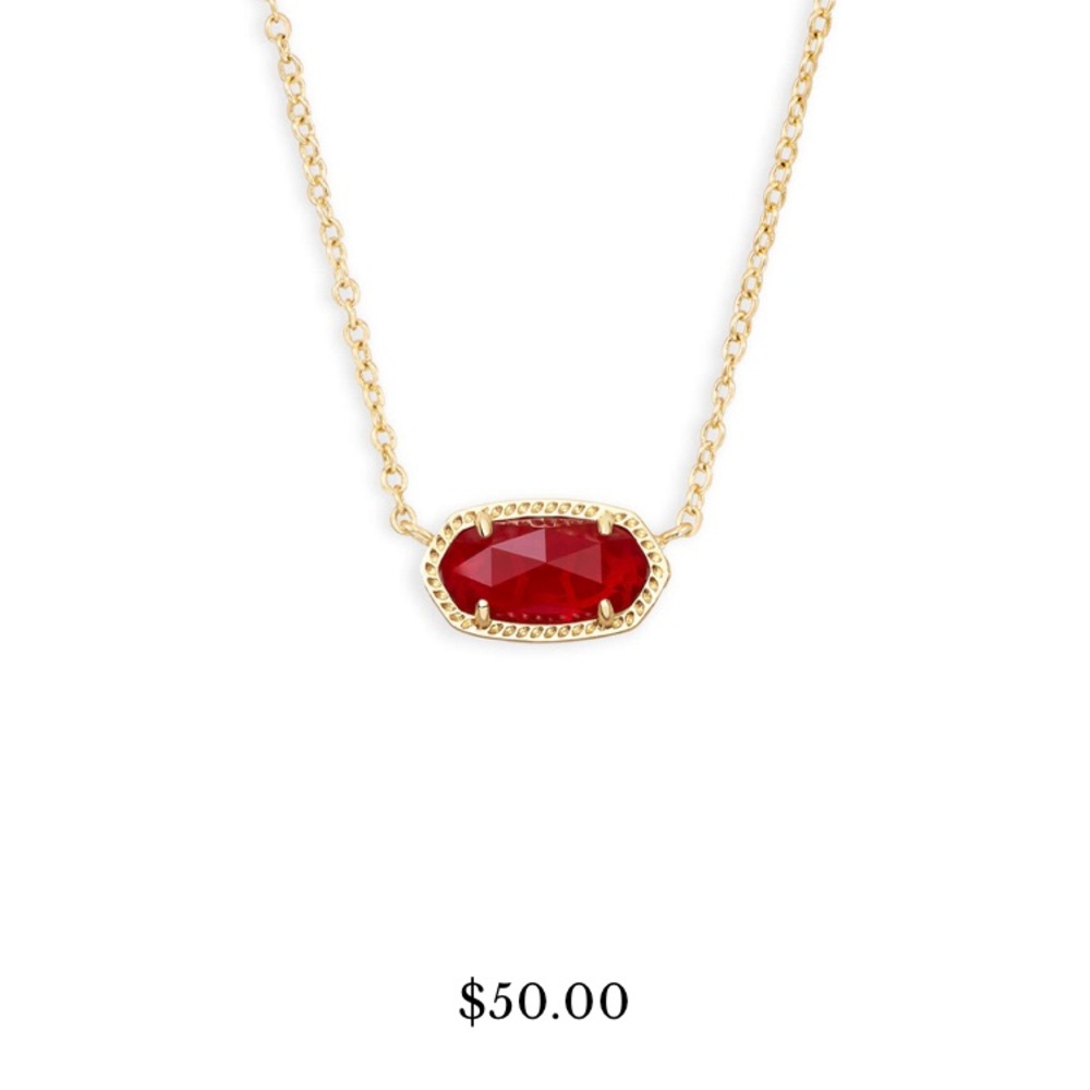 Red stone Elisa Kendra Scott